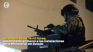 Convoy de militares resguarda  la Ministerial en Culiacán