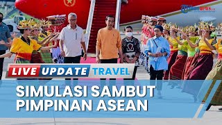 Jokowi Ikut Simulasi Penyambutan Pimpinan di Labuan Bajo, Persiapan KTT Ke-42 ASEAN