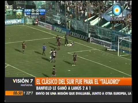 Visión Siete: El clásico del sur fue para el "Taladro"