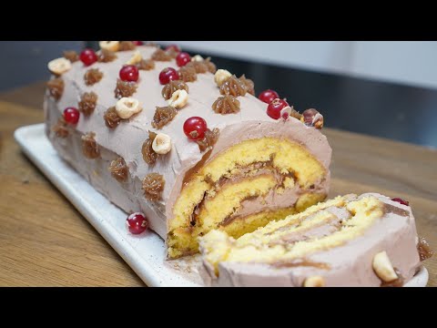 RECETTE BUCHE DE NOËL INRATABLE CHOCOLAT ORANGE