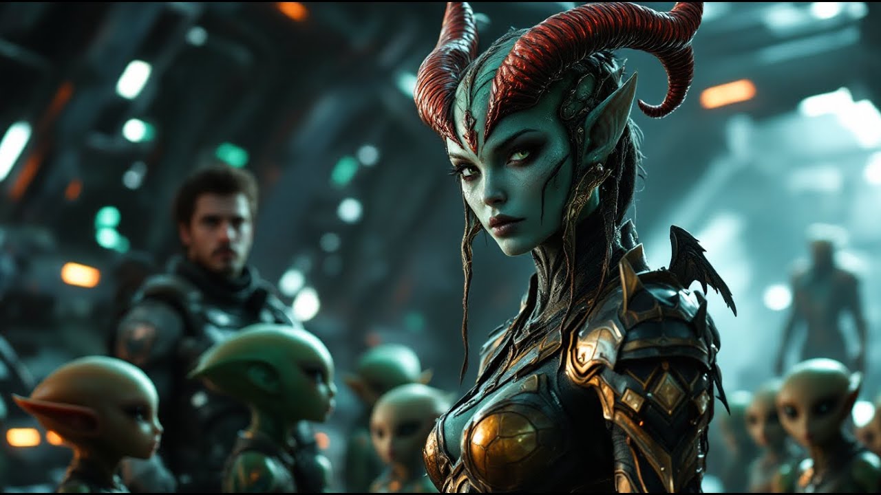 Human Captain Protects Refugee Ship Full Of Alien Children, Their Guardian Falls For Him| HFY Cinema