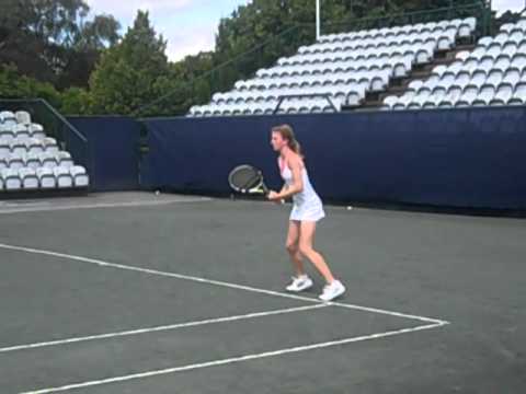 Alannah Griffin winning her semi-final