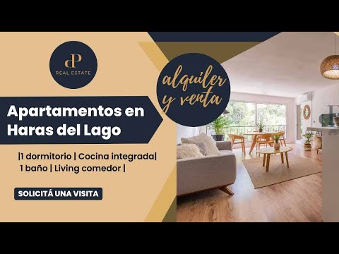 Apartamentos de 1 dormitorio en Haras del Lago