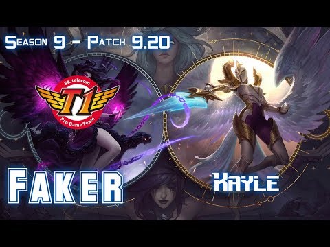 SKT T1 Faker KAYLE vs ZOE Mid - Patch 9.20 EUW Ranked