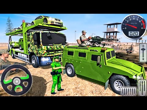 US Army 🚛Truck Transporter Drive 3D - Cargo Vehicle Airplane Simulator 2024 - Android GamePlay