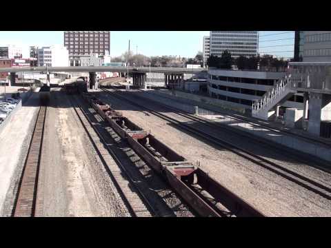 NS #8904 leads WB Mixed Freight with a P5 Horn. Kansas City, MO 11/29/14