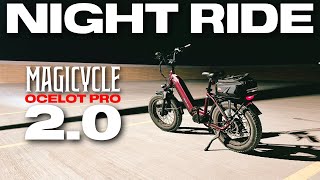 THROTTLE HAPPY E-bike! Magicycle Ocelot Pro 2.0 Night Ride!