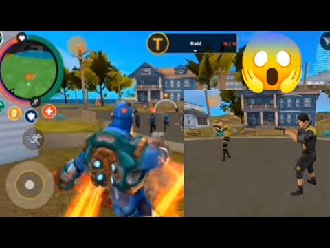 Rope Hero Mafia City Raid Mission 😱😱 Rebon Gamer