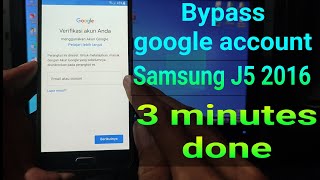 Bypass google account samsung J5 2016 || Frp Bypass Samsung J5 2016