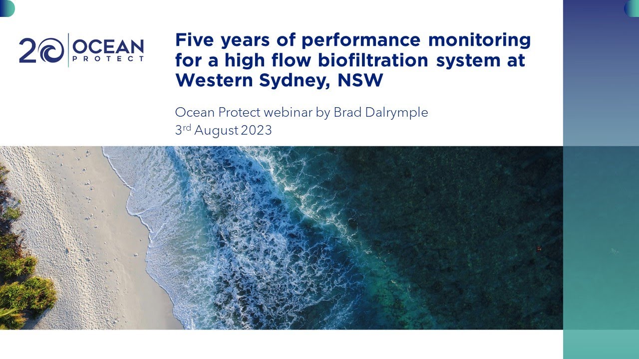<br>Five years of performance monitoring for a high flow rate biofiltration system at Western Sydney
