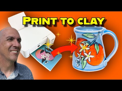 How I Use My Regular Printer to Transfer Images onto Pottery – Nobody Else Does This!