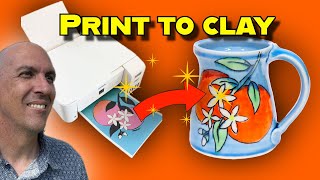 How I Use My Regular Printer to Transfer Images onto Pottery – Nobody Else Does This!