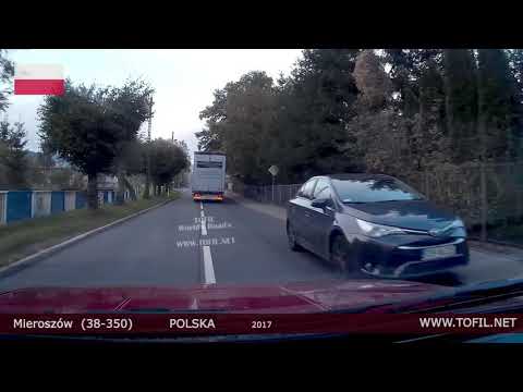 Mieroszów (38-350) POLSKA 2017 Dashcam Driving Movies WWW.TOFIL.NET