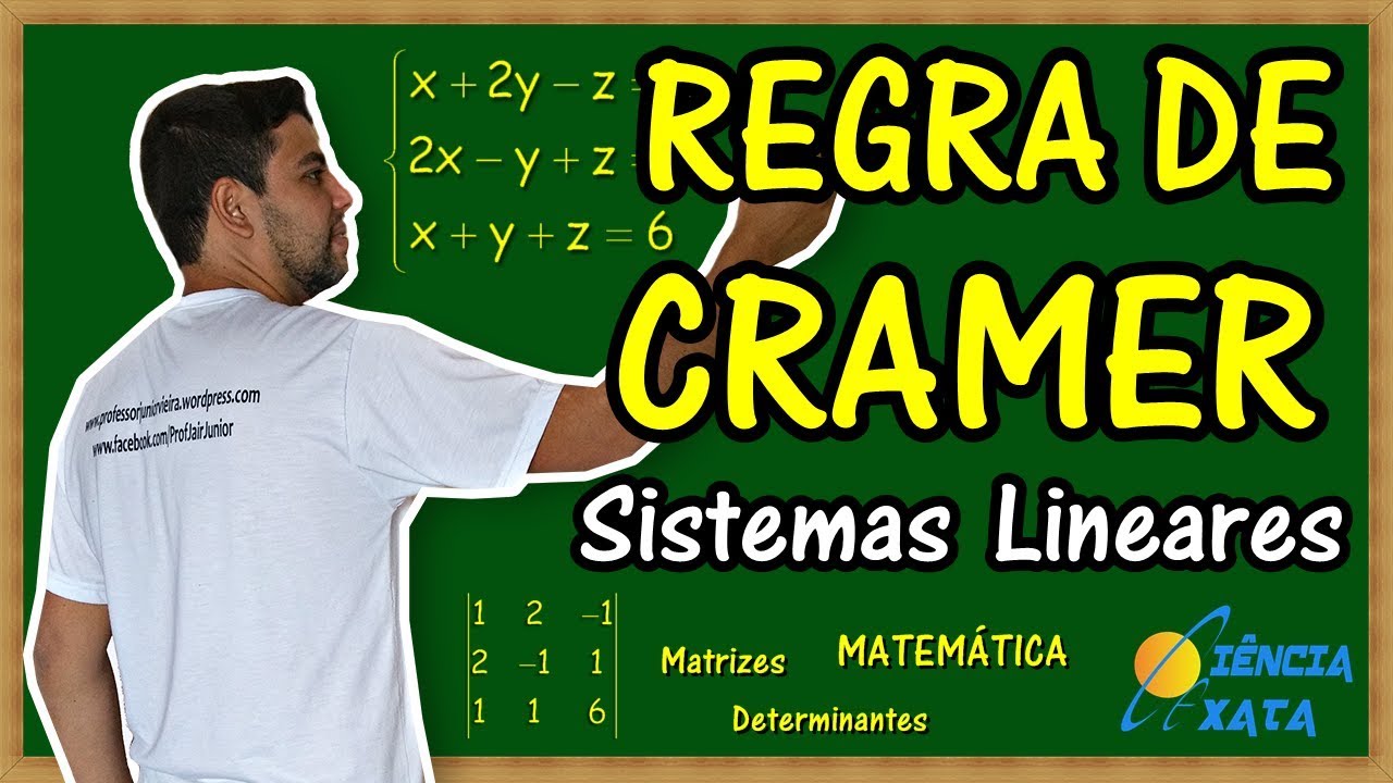 REGRA DE CRAMER | Sistemas Lineares - Aula 1