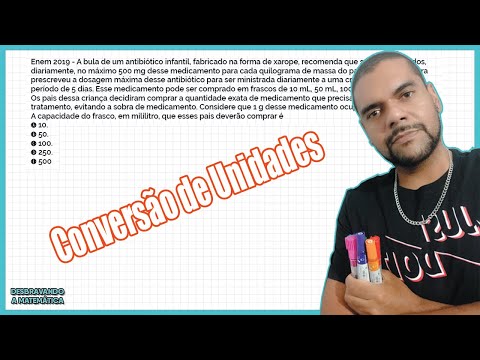 ENEM 2019 - QUESTÃO 136 - AMARELA - CONVERSÃO DE UNIDADES