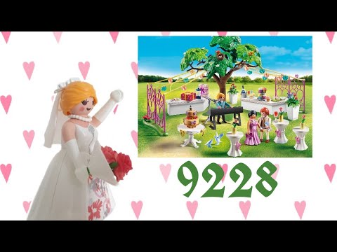 PLAYMOBIL COKTAIL DE MARIAGE 👰🤵: ouverture de la boîte 9 228