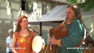 Mittelalter-Folkband Triskilian auf Burg Neuhaus (Spectaculum et Gaudium) 2012