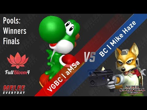Full Bloom 4 - VGBC | aMSa (Yoshi) vs. BC | Mike Haze (Fox) - SSBM - Pools - Winners Finals