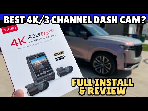 VIOFO 4K A229 PRO Dash Cam Review + Hardwire Install & Footage!