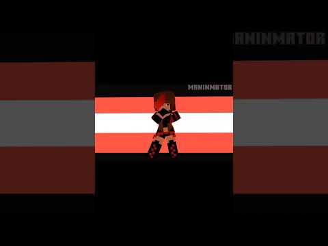 Maninmator - Nether Demon Dance - A Minecraft Animation Music Video #shortsvideo #memes