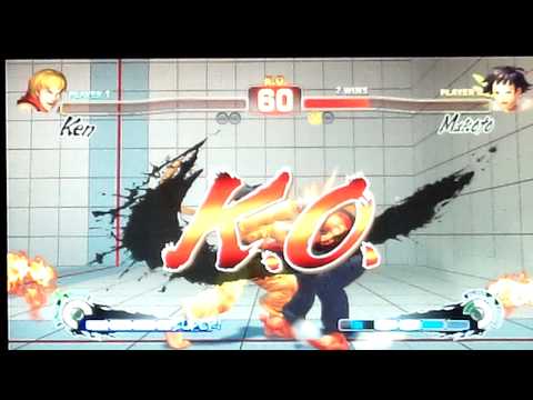 Super Arcade's Friday Dojo SF 4 AE IBEG Dream Merchant (Ken) vs Team Seaslug (Makoto) part 2