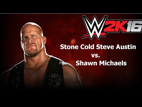 WWE 2K16 2K Showcase "Austin 3:16" #06 "Stone Cold Steve Austin vs Shawn Michaels"