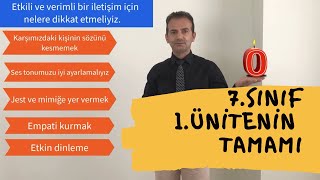 Birey ve Toplum Ünitesinin Tamamı