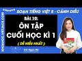 Giải sgk Tiếng Việt lớp 5 Bài 10: Ôn tập cuối học kì 1