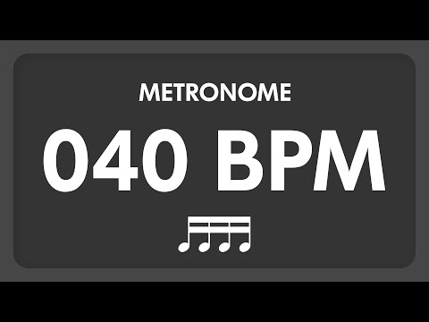 40 BPM - Metronome - 16th Notes