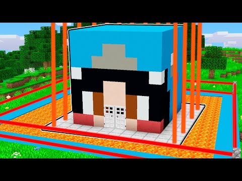 Omz vs Kory MOST Secure House Battle! - Minecraft