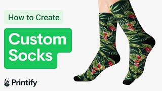 How to Create & Sell Custom AOP Socks with Printify