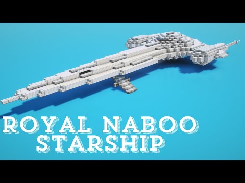 Type 327 Nubian Royal starship in Minecraft