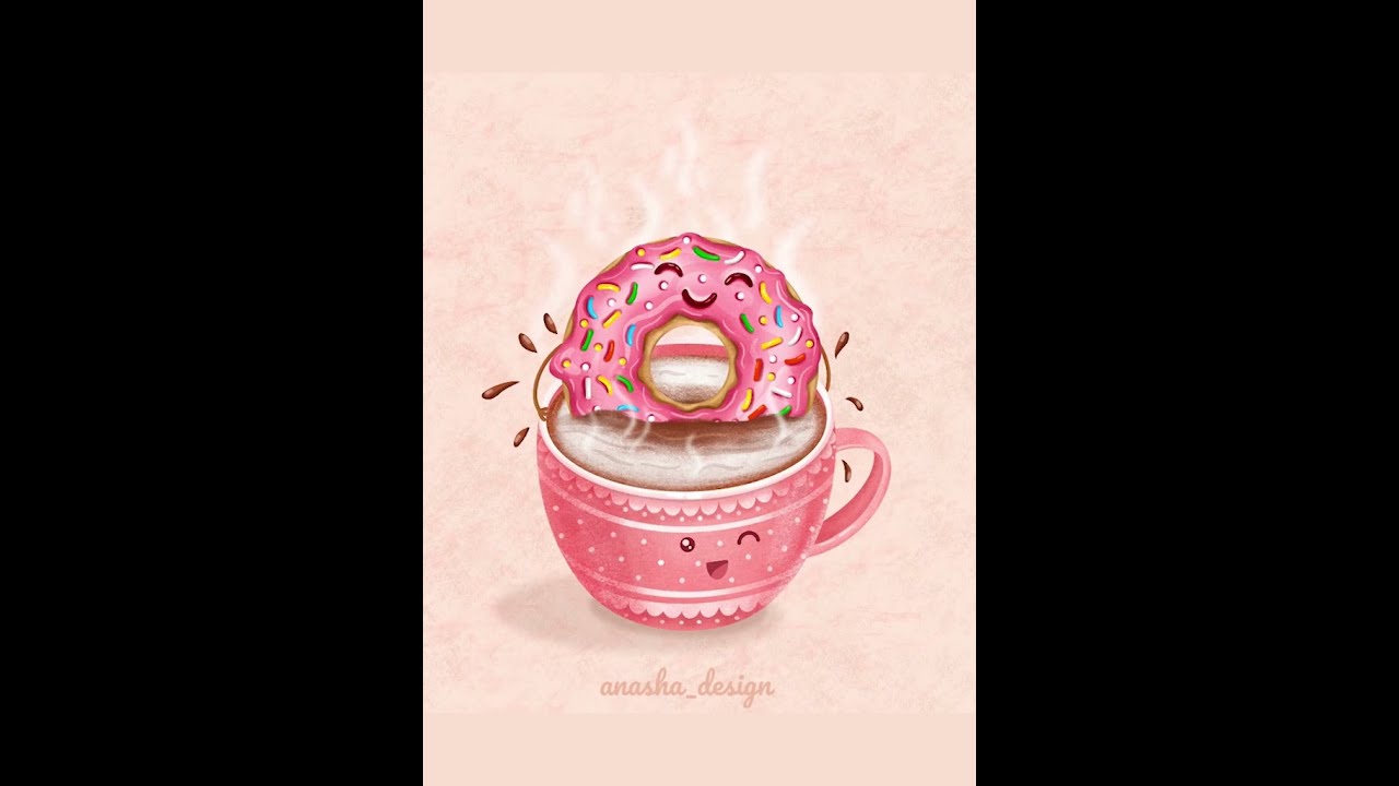 Donut in relaxation🍩 Speedpaint✨