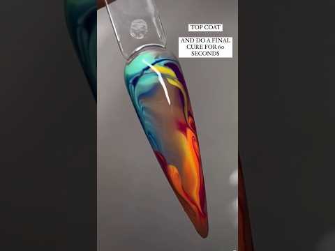 BLOOMING GEL nails tutorial #kpop #dance #nails #zico #jennie #nailaddict #nailtutorial