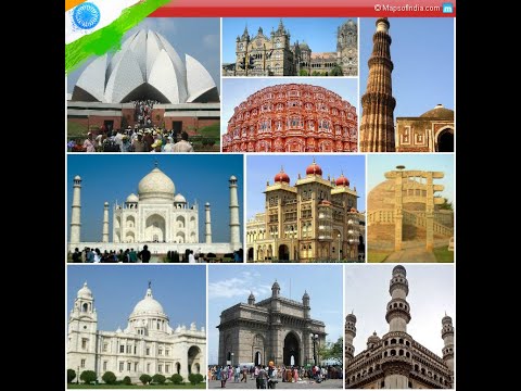 India's Top Monuments I भारत की ऐतिहासिक इमारतें I tourism in india I Historial Monuments in india