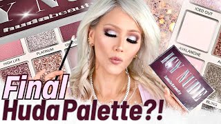 Huda Beauty Icy Nude Palette: The Final Eyeshadow Release? 😱 | Stunning Holiday Makeup #sephorasale