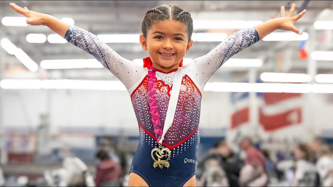 Abella's First Gymnastics Competition!!! (1st Place!!!)
