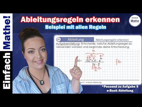 Ableitungsregeln erkennen | Beispiel mit allen Regeln by einfach mathe!