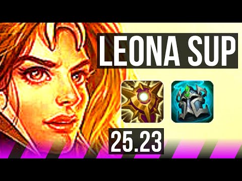 LEONA & Draven vs LUX & Caitlyn (SUP) | EUW Diamond | 25.23