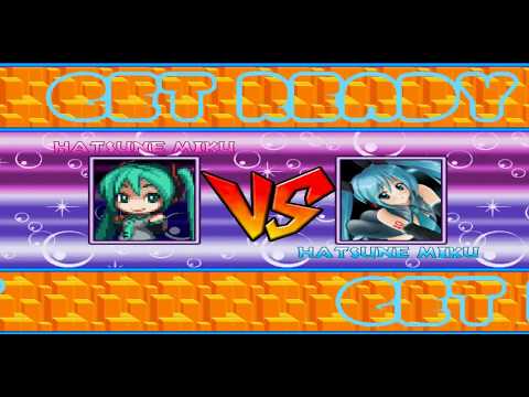 Mugen Random Battles: Miku (Miku'n Pop) Vs Hatsune Miku