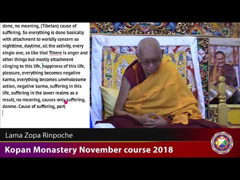 20181211 1530 LZR Kopan  - How to meditate correctly on emptiness and finde the real I