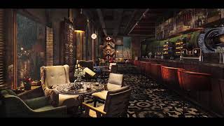 Ambiente ao som de jazz e chuva