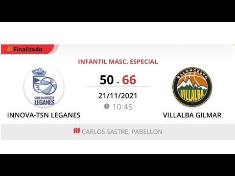 Infantil masc 08 INNOVA-TSN LEGANES - VILLALBA GILMAR