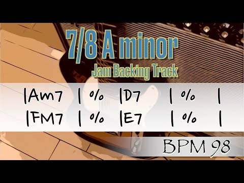 7/8 A minor Groove Backing Track
