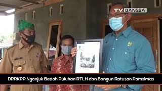 DPRKPP Nganjuk Bedah Puluhan RTLH dan Bangun Ratusan Pamsimas