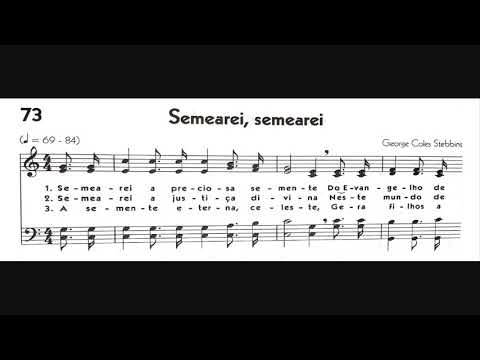 Hinário 5 CCB - Hino 073 - Semearei, semearei - Strings - Teclado Yamaha PSR S670