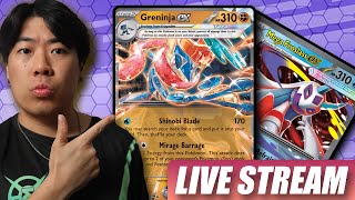 Greninja Ex with Mega Froslass Ex Gameplay | Stream VOD