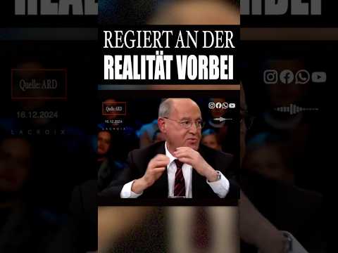Warum Gysi bei Arbeit und Schuldenbremse umdenken will #politik #lacroix #gesellschaft #news