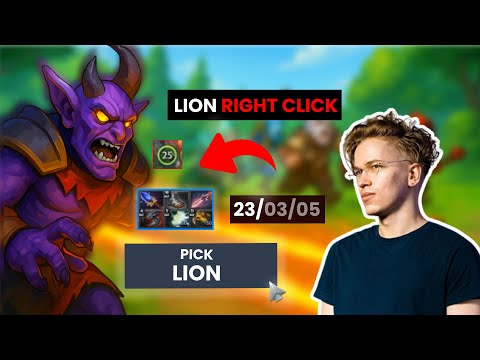 Topson Smurfing Lion Mid at 14K MMR! in Patch 7.39d