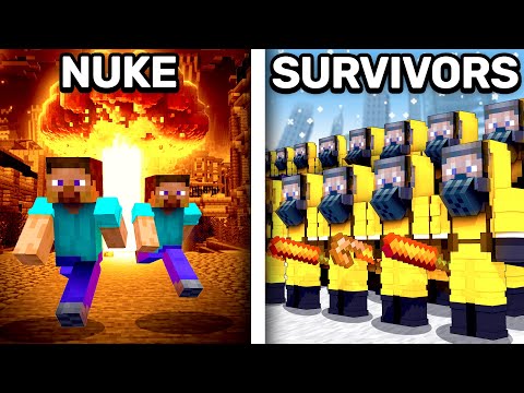 100 Players SURVIVE Nuclear Apocalypse?!